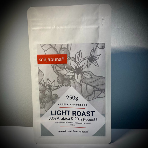 Espresso/ Kaffee Light Roast (80% Arabica und 20% Robusta)