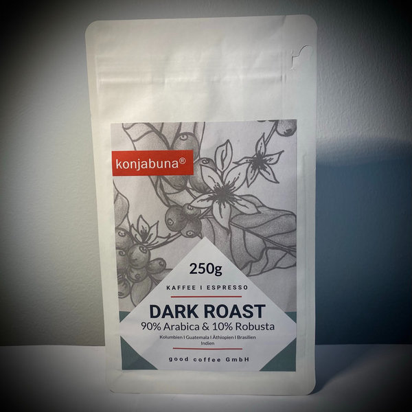 Espresso/ Kaffee Dark Roast (90% Arabica und 10% Robusta)